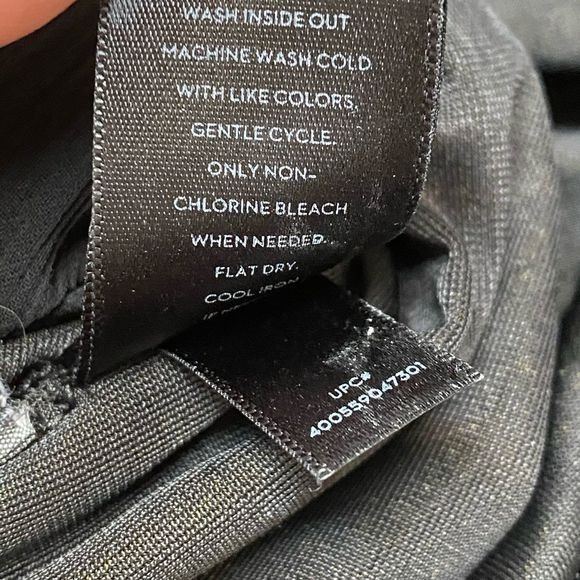 XS SIMPLY VERA WANG Black Velvety Long Sleeve Top Grunge Goth Whimsy Witchy - Picture 5 of 6